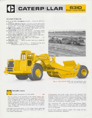 Scraper Caterpillar 631D