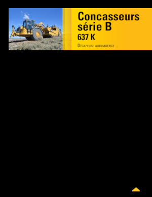 Scraper Caterpillar 637K