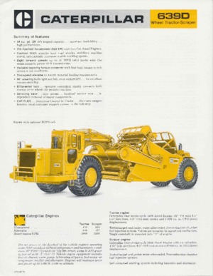 Scraper Caterpillar 639D