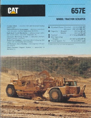 Scraper Caterpillar 657 E