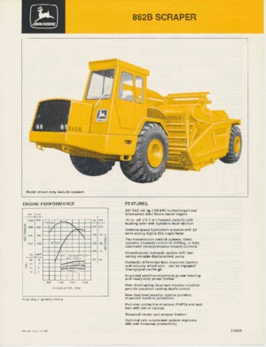 Scraper John Deere Construction 862B