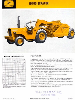 Scraper John Deere Construction JD760