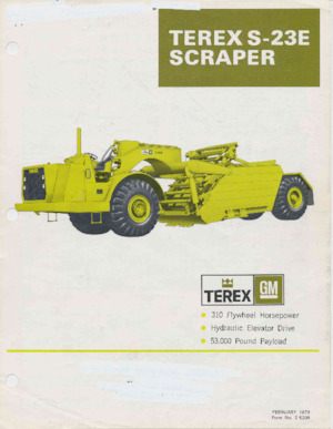 Scraper Terex S-23E