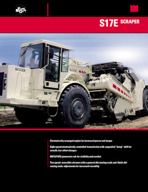 Scraper Terex S17E