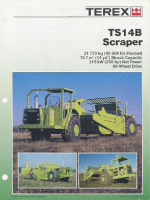 Scraper Terex TS14B