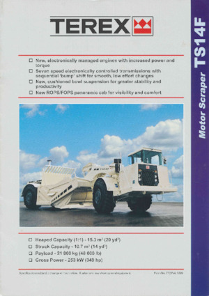 Scraper Terex TS14F