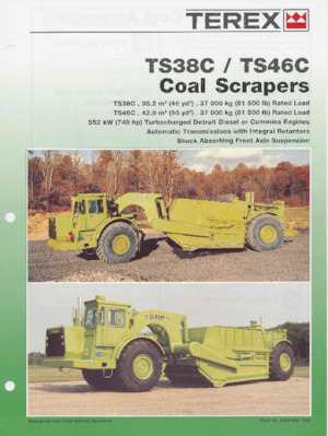 Scraper Terex TS38C