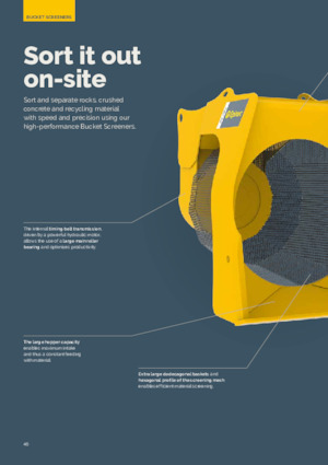 Sieblöffel Epiroc BS 1600