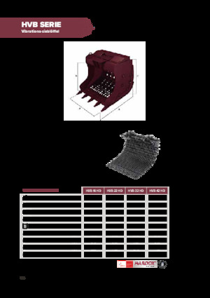 Sieblöffel Hydra Ram HVB-16HD