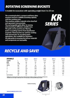 Sieblöffel Hammer KR06