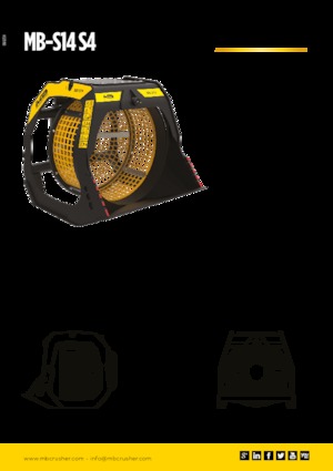 Sieblöffel MB Crusher MB-S14 S4