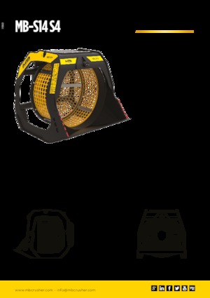 Sieblöffel MB Crusher MB-S14 S4