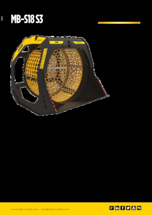 Sieblöffel MB Crusher MB-S18 S3