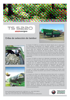 Siebanlagen Neuson-Ecotec TS 5220 LS