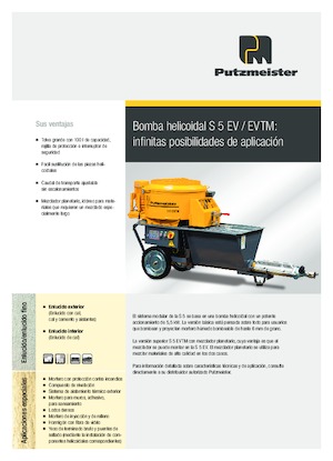 Schneckenförderpumpen Putzmeister S 5 EVTM