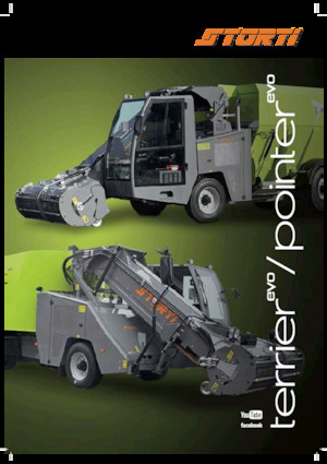 Selbstfahrende Futtermischwagen Storti Terrier SW EVO 140