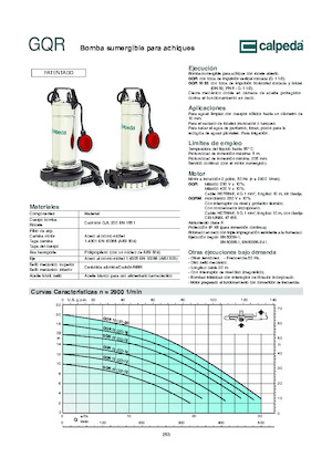 Abwasser-Schlammpumpen Calpeda GQR 10-16