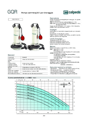 Abwasser-Schlammpumpen Calpeda GQR 10-16