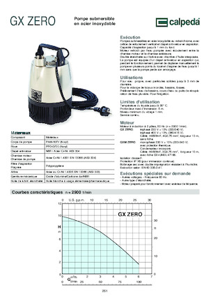 Abwasser-Schlammpumpen Calpeda GQS 40-9