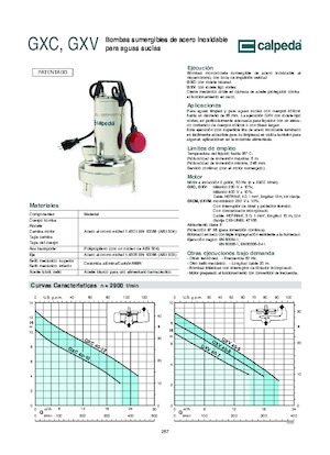 Abwasser-Schlammpumpen Calpeda GXC 40-13