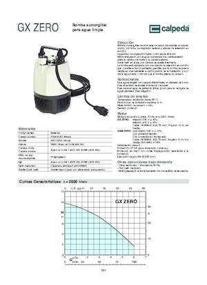 Abwasser-Schlammpumpen Calpeda GXRM Zero