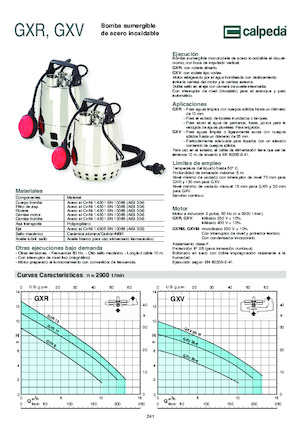 Abwasser-Schlammpumpen Calpeda GXR 12-20