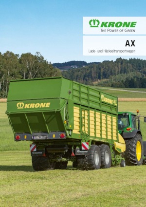 Kurzschnittladewagen Krone AX 310 HD