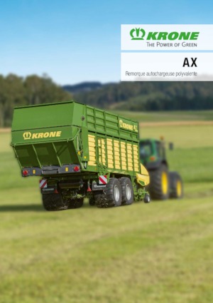 Kurzschnittladewagen Krone AX 310 HD