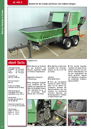 Schredder Jenz AZ 460 D