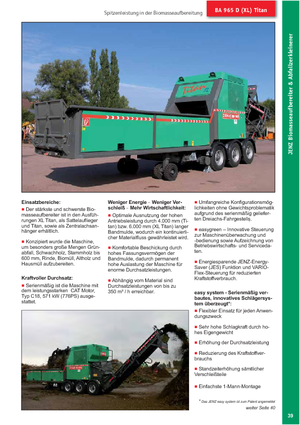 Schredder Jenz BA 965 DXL