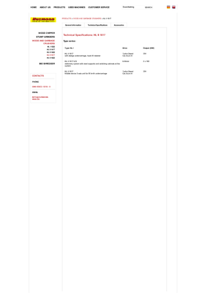 Schredder Husmann HL II 1617 HL