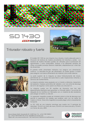 Schredder Neuson-Ecotec SD 1430