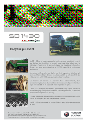 Schredder Neuson-Ecotec SD 1430