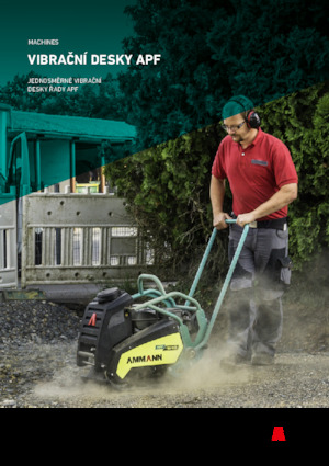 Rüttelplatten in einer Richtung Ammann APF 2050