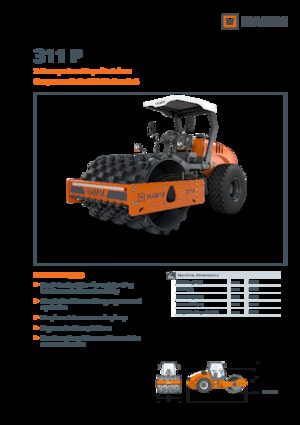 Walzenzüge Hamm 311 P