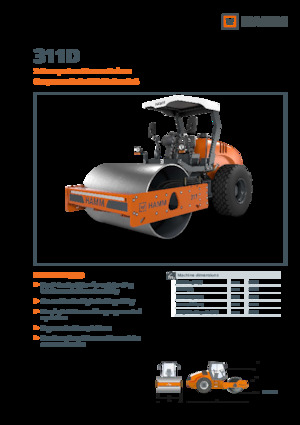 Walzenzüge Hamm 311D