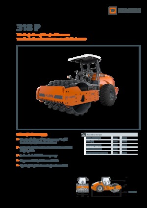 Walzenzüge Hamm 318 P