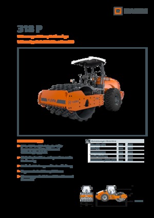 Walzenzüge Hamm 318 P