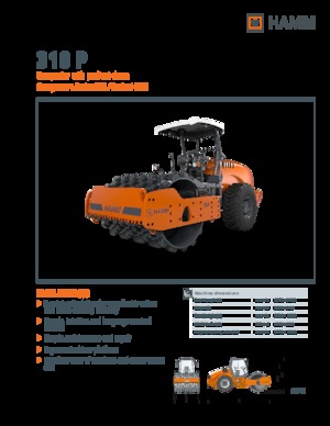 Walzenzüge Hamm 318 P