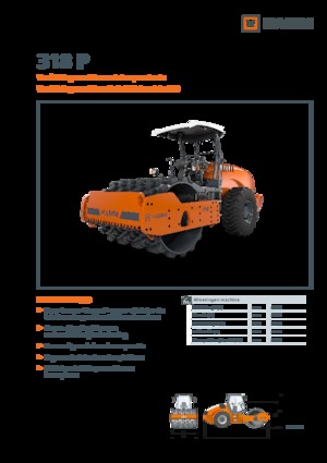 Walzenzüge Hamm 318 P