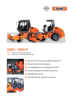 Walzenzüge Hamm 3205