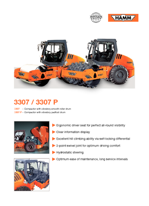 Walzenzüge Hamm 3307 P