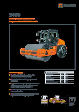 Walzenzüge Hamm 3410