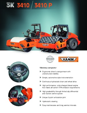 Walzenzüge Hamm 3410 P