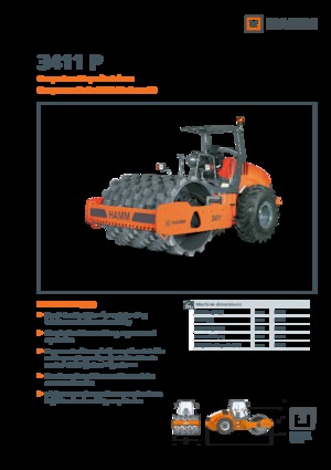Walzenzüge Hamm 3411 P