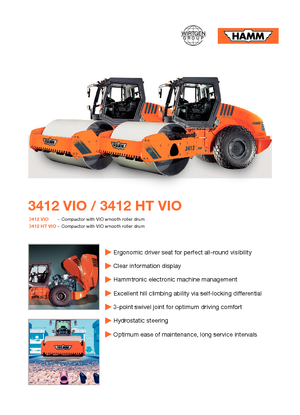 Walzenzüge Hamm 3412 VIO