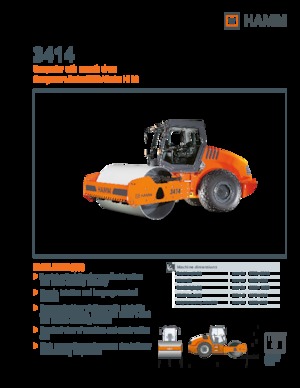 Walzenzüge Hamm 3414