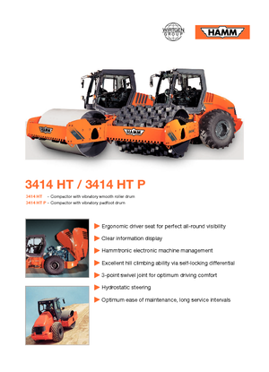 Walzenzüge Hamm 3414 HT-V