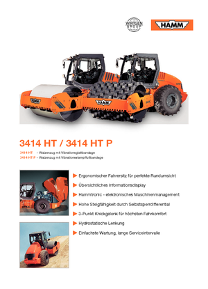 Walzenzüge Hamm 3414 HT-V