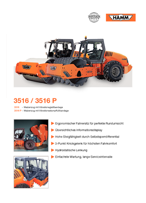 Walzenzüge Hamm 3516 V